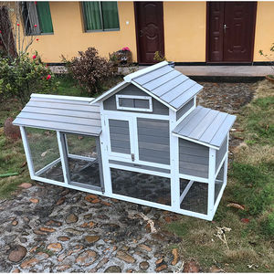 SDC035 SHUNDA Lussuoso Pollaio in Legno Massiccio Grande Gabbia da Esterno con Chiusura a Bottone Resistente alle Intemperie - Product Image 5