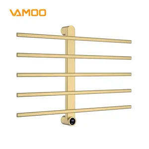 High Quality Smart Wall Mounted Towel Warmer Rack With Electric Radiator Electric Heater Towel Gun Grey Drying Rack