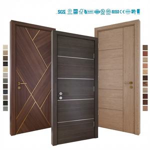 Puertas Interiores Modernas de Madera Sólida BASEN para Dormitorio, Sala de Estar, Entrada y Uso en Hoteles con Aislamiento Acústico - Puertas Interiores Comerciales - Product Image 4
