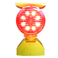 Lampe d'avertissement solaire intelligente Alarme sonore de mouvement Sécurité routière LED Strobe Clignotant Avertissement Barricade Light Lamp