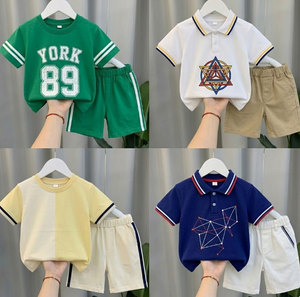 Liquidación de Verano: Conjunto de Ropa de Algodón de Manga Corta para Niños Pequeños, Exceso de Inventario, Colores y Estampados Surtidos Aleatorios para Niños de 3 a 6 Años - Product Image 2