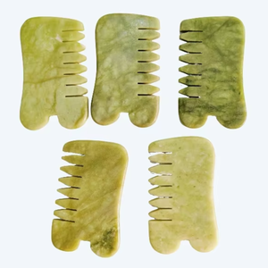 Masajeador de cuero cabelludo de jade Xiuyan - Product Image 1