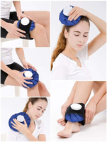 Sac de glace réutilisable en tissu respirant pour thérapie chaude/froide, soulagement de la douleur, certifié CE, disponible en trois tailles, pour les blessures, les gonflements et le contrôle de la douleur