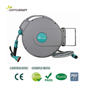GARTENKRAFT 20 м 1/2 ''настенная Выдвижная автоматическая катушка для садового шланга идеально подходит для подъездной дорожки - Product Image 2