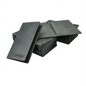 ที่ใส่เมนูหนังพับได้ ทนทาน หรูหรา ทำด้วยมือ สำหรับร้านอาหาร คาเฟ่ บาร์ โรงแรม รุ่น LMC-0188 - Product Image 1