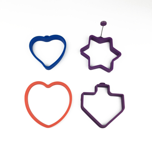 Moules à œufs et crêpes en <span class=keywords><strong>silicone</strong></span> écologiques, forme chat, réutilisables, compatibles lave-vaisselle et four, couleur personnalisable, pour œufs amusants - Product Image 4