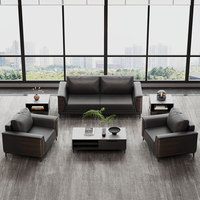 Liyu 1+1+3 sektional hochwertig boss krankenhaus gebrauchtes kommerzielles büro rezeption couch modernes ledersofa möbelset