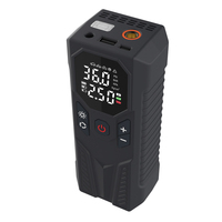12V Digital Display Wireless Cordless Car Air Tyre Compressor Tire Inflator Tire Pressure Monitor Emergency Light Plastic