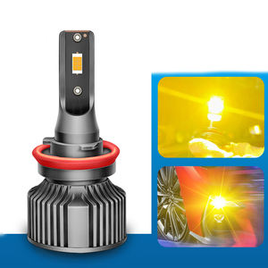 KEBOSIED Coche <span class=keywords><strong>Led</strong></span> Faros H11 Luz Dorada 9006 H7 Ultrabrillante <span class=keywords><strong>H3</strong></span> Anti-niebla Luces H8 Luz <span class=keywords><strong>Antiniebla</strong></span> - Product Image 2