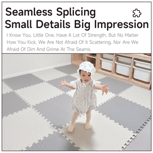 Alfombra de juego para niños, gruesa y entrelazada, alfombra de gateo para bebés, alfombra de tatami sin formaldehído - Product Image 5