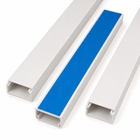 Goulotte de câblage en PVC pour systèmes d'automatisation des bâtiments et câblage de signalisation de contrôle