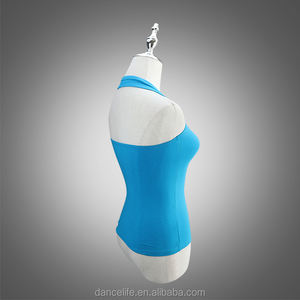 Débardeurs en coton et élasthanne pour femmes, hauts de sport, crop top, <span class=keywords><strong>tenue</strong></span> de gymnastique, <span class=keywords><strong>tenue</strong></span> de danse, <span class=keywords><strong>tenue</strong></span> d'entraînement - Product Image 5