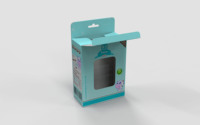 Boîte en carton à personnaliser, emballage en papier pour parfum, design, gabarit, logo personnalisé