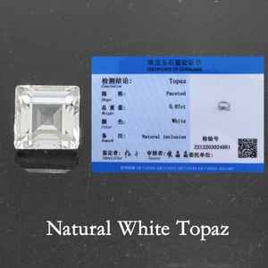 Forma quadrata 1.5mm ~ 10.0mm di buona qualità sfaccettato naturale Semi <span class=keywords><strong>preziosa</strong></span> <span class=keywords><strong>pietra</strong></span> <span class=keywords><strong>preziosa</strong></span> fornitore di gioielli che fanno <span class=keywords><strong>topazio</strong></span> bianco naturale - Product Image 2