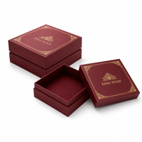 Emballage cadeau en carton rigide à deux pièces avec estampage à chaud, gaufrage, insert en mousse, logo personnalisé, impression personnalisée pour bougie