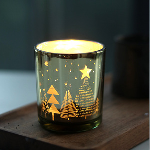 Cadeau de Noël, bougeoir en verre vide de 5 oz, 6 oz, 8 oz pour la décoration de la maison - Product Image 2