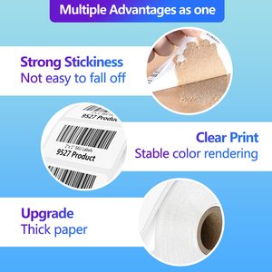 <span class=keywords><strong>2025</strong></span> mới không thấm nước tái sử dụng tự dính trắng 4x6 thể hiện vận chuyển Sticker nhiệt trực tiếp vận chuyển nhãn cuộn giấy nhiệt - Product Image 4