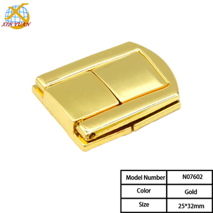 Commercio all'ingrosso di alta qualità colore oro 32*25mm/30*24mm serratura per scatola di gioielli di lusso scatola di vino in legno - Product Image 2