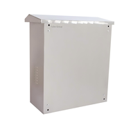 Boîtier de distribution de charge pour VE en acier inoxydable IP65 avec verrouillage sécurisé, résistant aux intempéries, antivol et ventilé pour extérieur