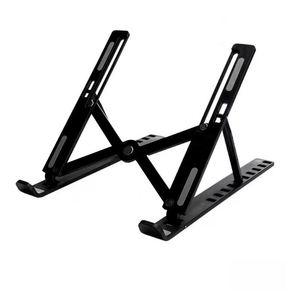 X604-1 Portable Foldable Plastic Tablet <b>PC</b> <b>Stand</b> with Adjustable Height for Computer Desk Compatible with iPad - Product Image 4