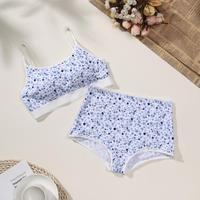 Ensembles de lingerie sans couture ultra-confortables pour femmes, avec effet push-up et culottes, séchage rapide, imprimé durable, style quotidien pour adultes