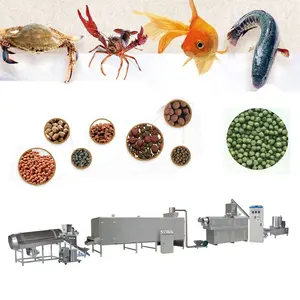 2024 animal Floating fish feed pellet making extruder machine prices fish feed extruder manufacturing machine suppliers