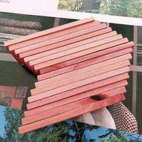 Bloques de Cedro Aromático, Bloques de Madera de Cedro Rojo Natural para Armarios, Bloques Repelentes de Polillas para Guardar Ropa en Cajones