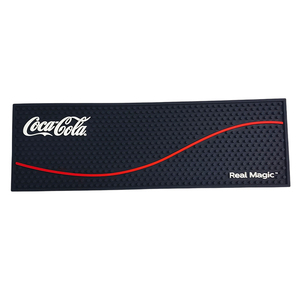 Durable Easy Clean Silicone <b>Bar</b> <b>Runner</b> Custom Brand Logo Design Non Slip Raised Dot Rubber <b>Bar</b> <b>Runner</b> - Product Image 1