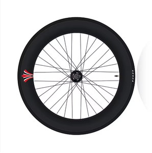 Juego de Ruedas de Piñón Fijo de Aleación de Aluminio de 70 mm con Freno V y Eje Flip-Flop para Bicicleta <span class=keywords><strong>Fixie</strong></span> con Neumáticos Clincher - Ligero y Duradero con 36 Radios - Product Image 3