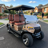 Voiturette de golf électrique récréative la plus vendue, châssis robuste, pour usage privé et excursions quotidiennes sur routes non publiques, homologuée DOT CE EEC