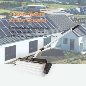 Cepillo Giratorio X5 de 7.5M para Limpieza de Paneles Solares, Cepillo de Rodillo de 24V para Limpieza de Paneles Fotovoltaicos - Product Image 1