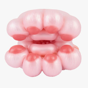 GEEBA 818g 컬러풀 타이거 귀여운 부드러운 물갈퀴 발 남성용 자위기구 성인용품 페니스 마사지 스트로커 남성 쾌락용 성인용품 - Product Image 6