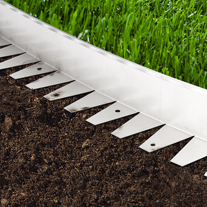 Bordure de paysage en métal <span class=keywords><strong>pour</strong></span> décoration de <span class=keywords><strong>jardin</strong></span> et de cour Diviseur de pelouse en acier inoxydable ou en aluminium - Product Image 6