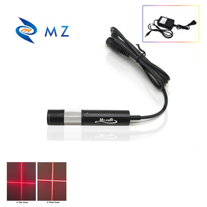 Ống Kính Có Thể Điều Chỉnh Tiêu Cự D16mm 635nm 50/100/150/200MW Mô Đun Laser Chữ Thập Đỏ 110 Độ + Giá Đỡ + Nguồn Điện - Product Image 3