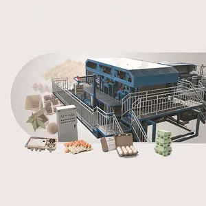 Pulp and waste paper recycled egg tray making machine paper pulp egg tray production line