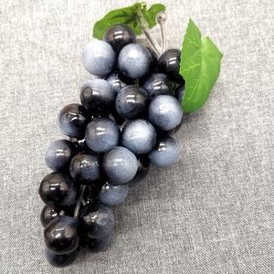 Bouquets <span class=keywords><strong>de</strong></span> raisins artificiels <span class=keywords><strong>en</strong></span> <span class=keywords><strong>plastique</strong></span>, fruits et légumes simulés, bouquets <span class=keywords><strong>de</strong></span> raisins <span class=keywords><strong>en</strong></span> caoutchouc, ornements végétaux feuillus, articles décoratifs - Product Image 6