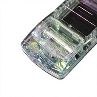 Boîtier de remplacement pour console portable GameBoy Color, en plastique filaire avec boutons et vis