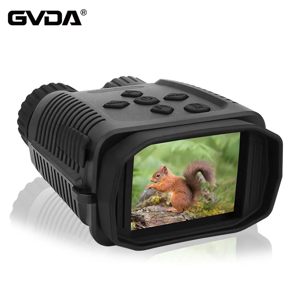 Sıcak satış 2.4 inç LCD 300m mesafe avcılık kızılötesi dürbün gece görüş termal kamera ile 4 dijital Zoom