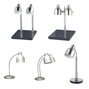 Lampe chauffante alimentaire commerciale, chauffe-plat électrique à double chauffage, chauffe-plat pour la restauration, la cafétéria, les buffets, les fêtes - Product Image 2
