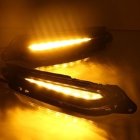 Feux de jour LED modifiés JC pour Honda HRV 2014-2017, clignotants modifiés, feux antibrouillard avant