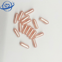 Capsules vides de gel de gélatine de qualité alimentaire Pearl Gold Taille 0
