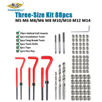 Insert de réparation de filetage en acier inoxydable 304 M10*1.5, foret HSS, kits de réparation de filetage OEM pour voitures