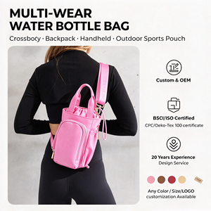 Sac de transport isotherme pour bouteille d'eau, sac à bandoulière convertible pour la gym, le Pilates, les voyages, porte-bouteille pour femmes et hommes - Product Image 1
