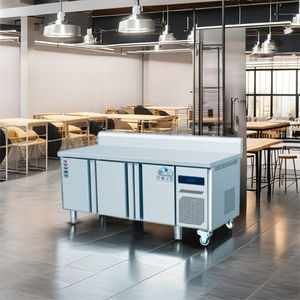 Cuisine d'hôtel moderne OEM établi de congélateur commercial porte ouverte horizontale poste de travail de refroidisseur de réfrigérateur sous le comptoir - Product Image 4