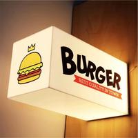Enseigne lumineuse LED ultra-mince pour extérieur, signalétique commerciale pour magasins et boutiques, logo personnalisé, vente en gros, directement de l'usine
