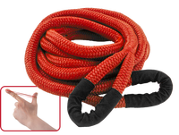 Corde de remorquage réfléchissante cinétique UHMWPE en nylon tressé double haute résistance avec manille souple – Offre Spéciale