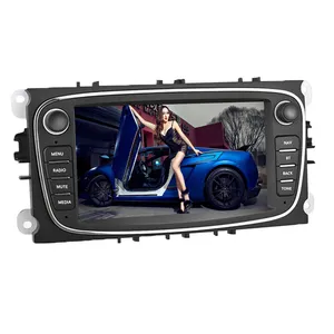 Doppel 2 Din 7 Zoll Touchscreen Stereo Aux-In USB-Radio geeignet für Ford Focus Auto CD-Player