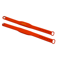 Pulsera de Silicona RFID Personalizable de 125kHz y 13.56MHz, Tamaño 20*284mm, Logotipo Grabado con Láser, NFC, para Eventos, Lectura, Promocional
