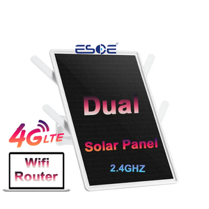 ESOE 15W al aire libre inalámbrico 4G LTE tarjeta Sim Solar WIFI 20000mAh batería 24 horas 7 días de trabajo Solar 4G Wifi Router - Product Image 1