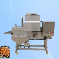 Machine à paner les filets de poulet / les steaks de poulet frits / les poulets frits façon popcorn